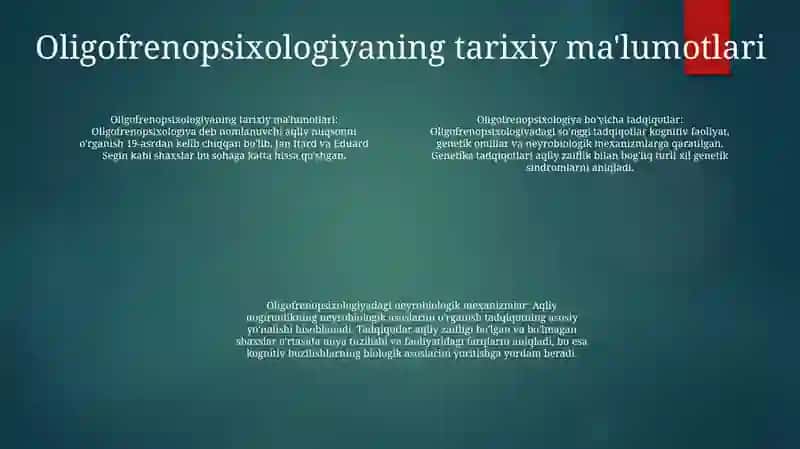Oligofrenopsixologiyada Olib Borilayotgan Ilmiy-Tadqiqot Ishlari Obzori 3