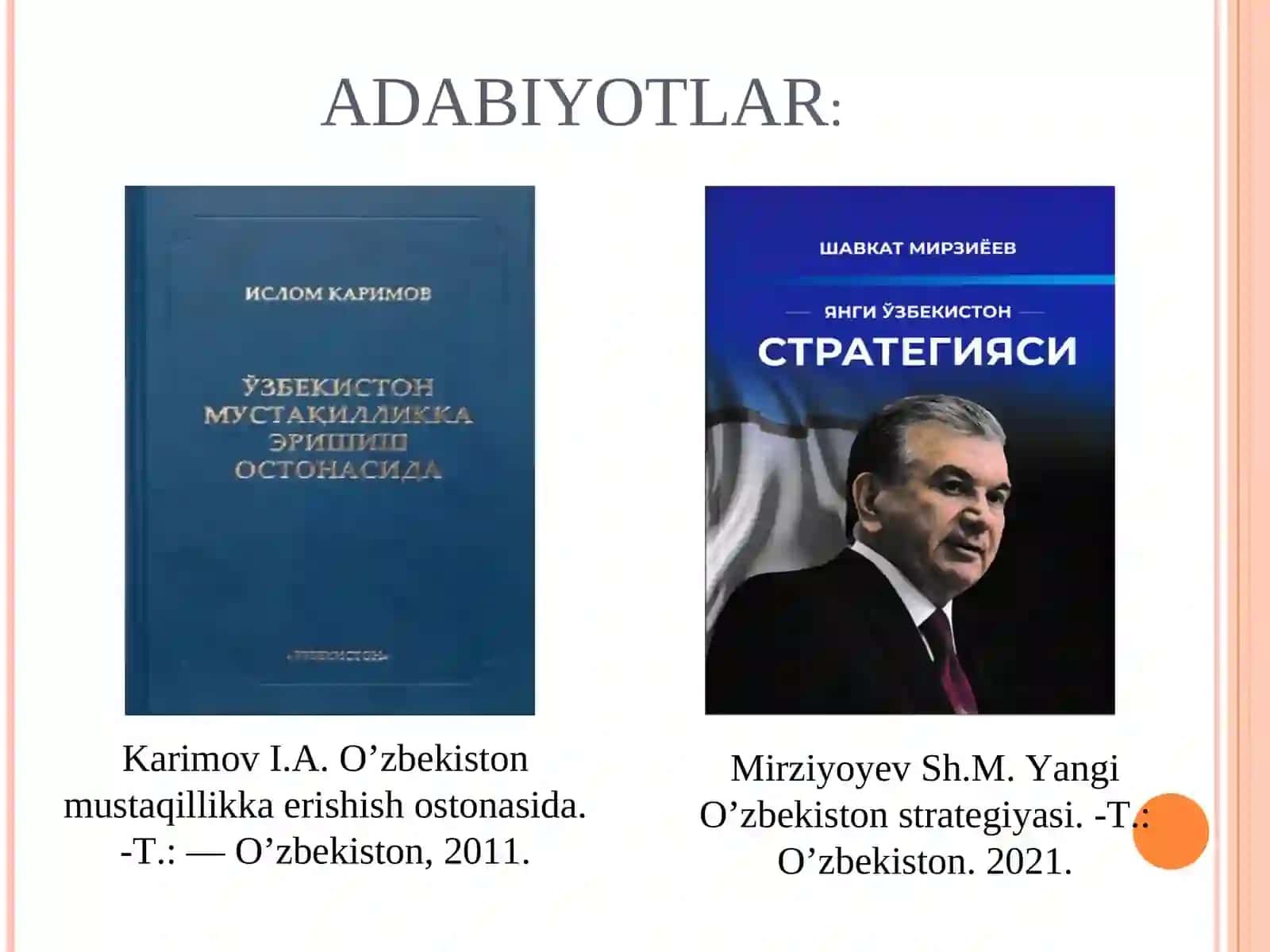 O‘ZBEKISTONNING ENG YANGI TARIXI O‘QUV FANINING PREDMETI, MAQSADI VA VAZIFALARI, NAZARIY-METODOLOGIK TAMOYILLARI 3