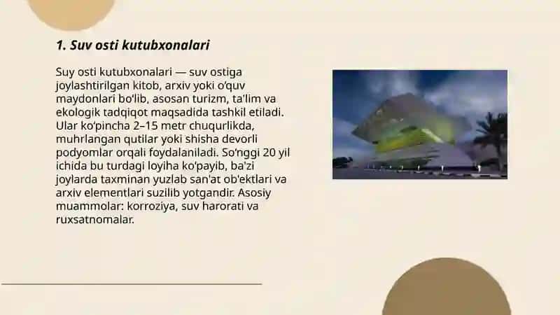 Suv osti kutubxonalari 3