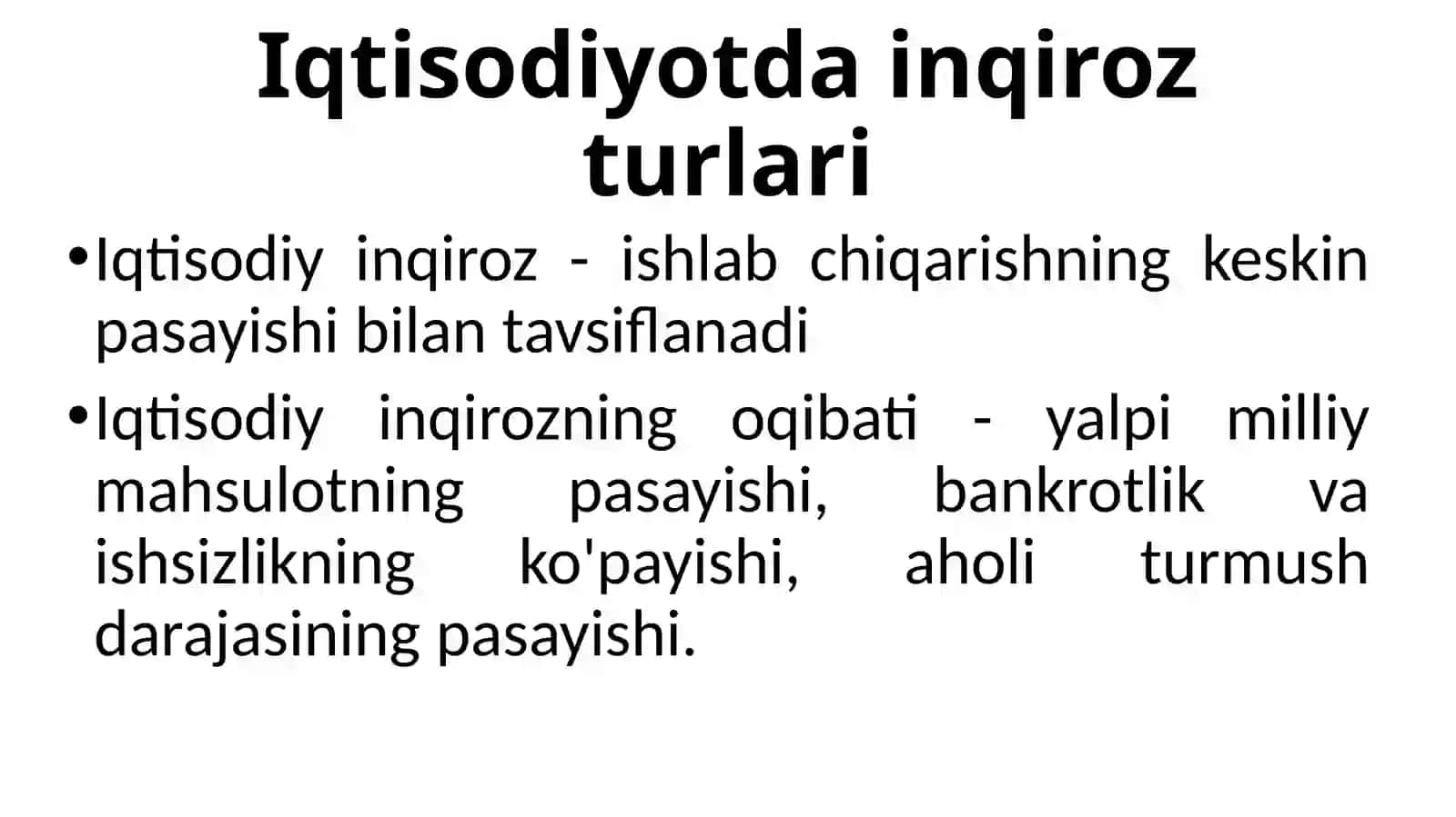 BANKDAGI KRIZISLAR VA BANK INQIROZLARI 3