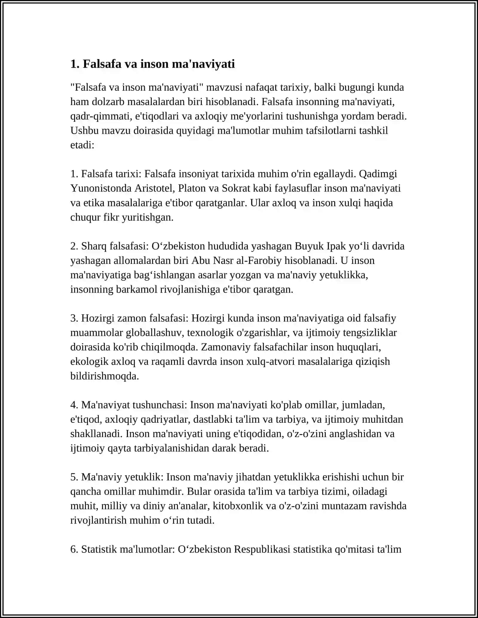 FALSAFANING MA'NOSI VA JAMIYAT TARAQQIYOTIDAGI RO'LI 3