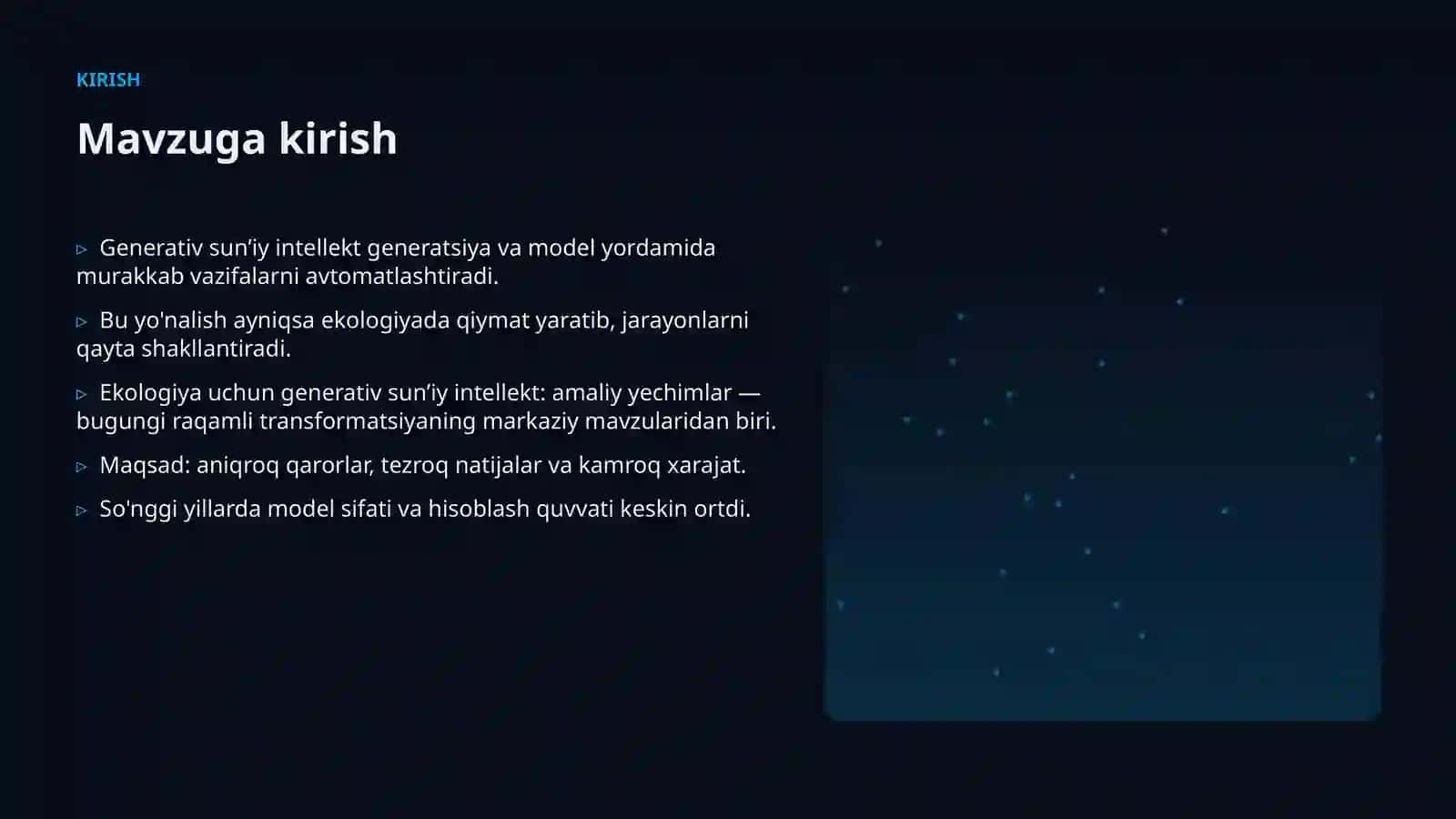 Ekologiya uchun generativ sun'iy intellekt 3