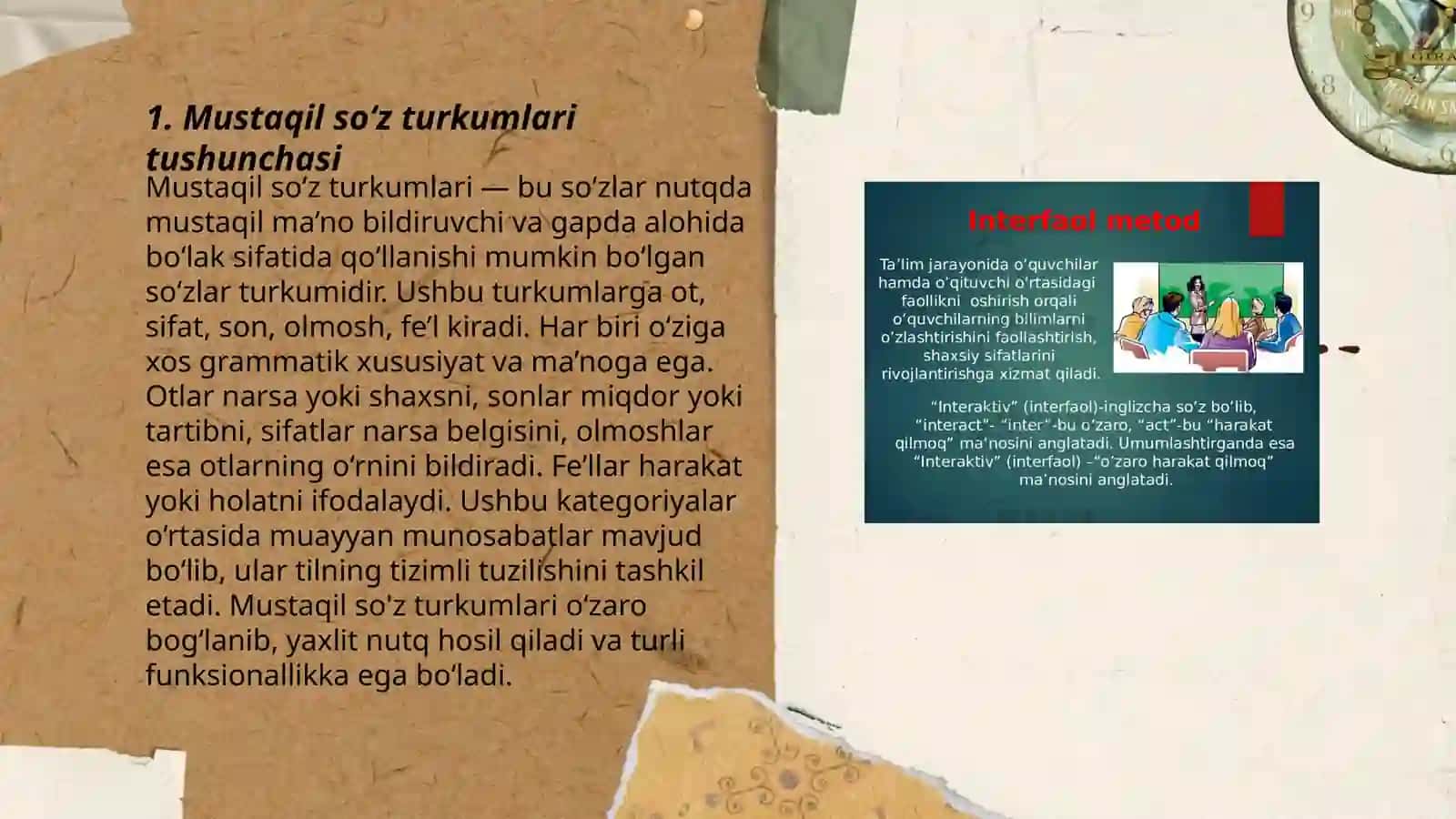 Shevalarda mustaqil soʻz turkumlariga xos xususiyatlar 3