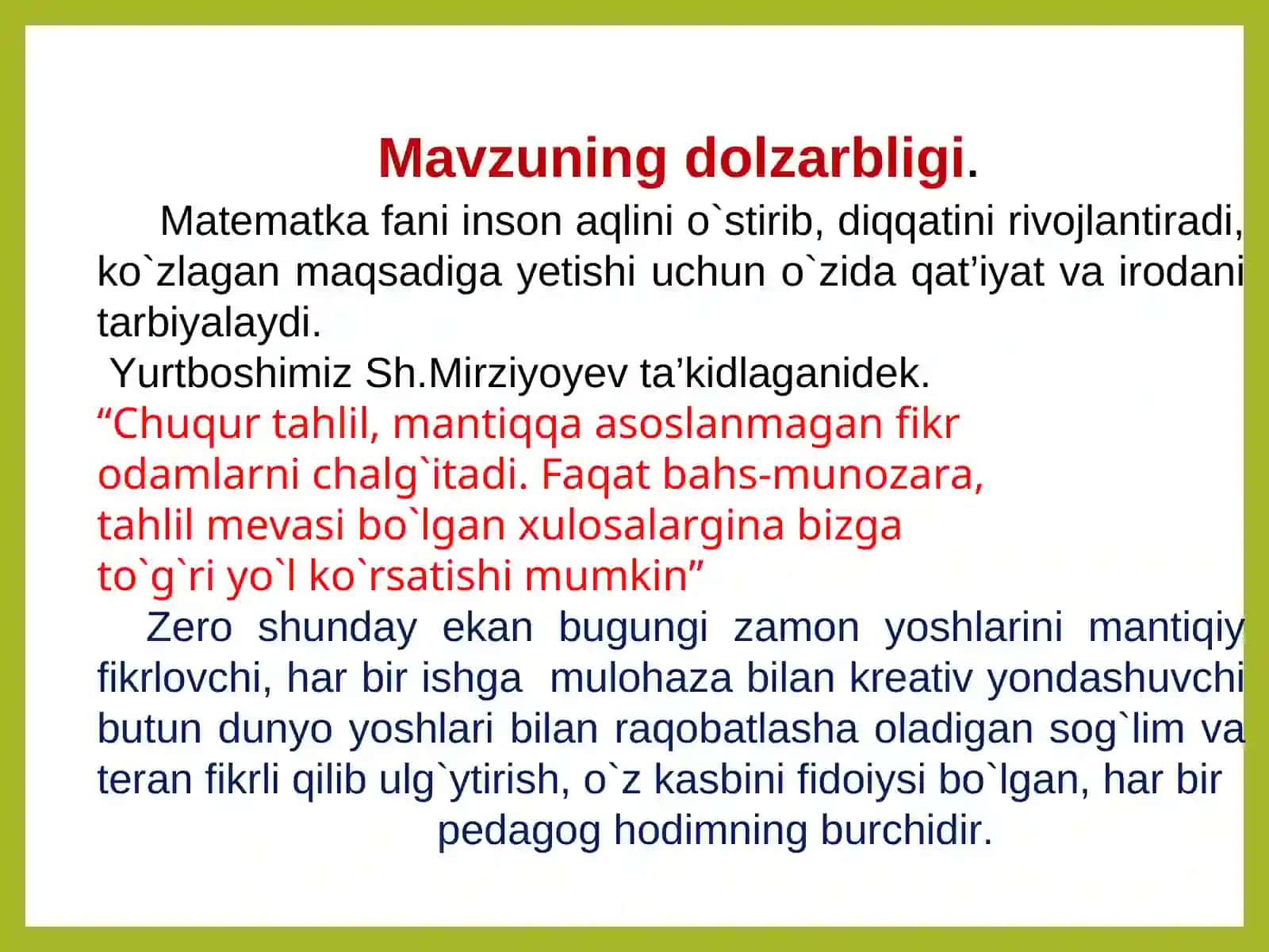 Boshlangʻich sinflarda tenglamalarni oʻrgatish bosqichlari va ularning o‘quvchilarning mantiqiy fikrlashiga ta’siri 3