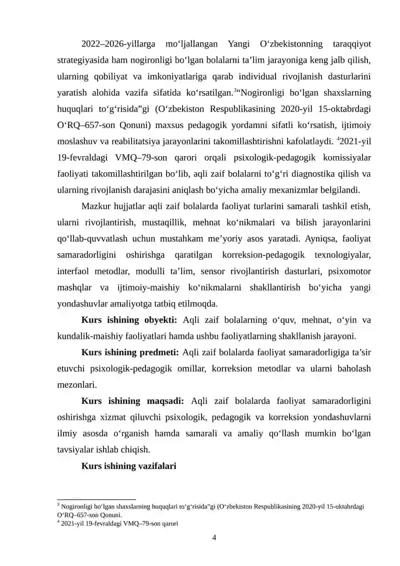 Aqli zaif bolalarda faoliyat samaradorligi 3