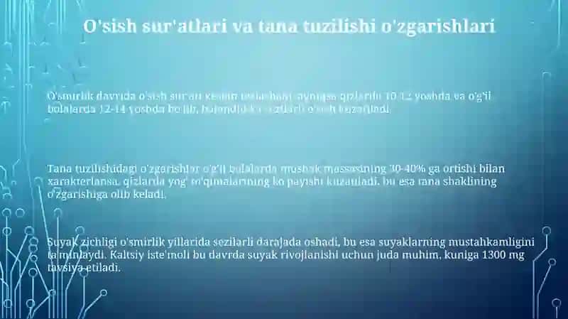 Yosh davrlarining morfologik va fiziologik xususiyatlari 3
