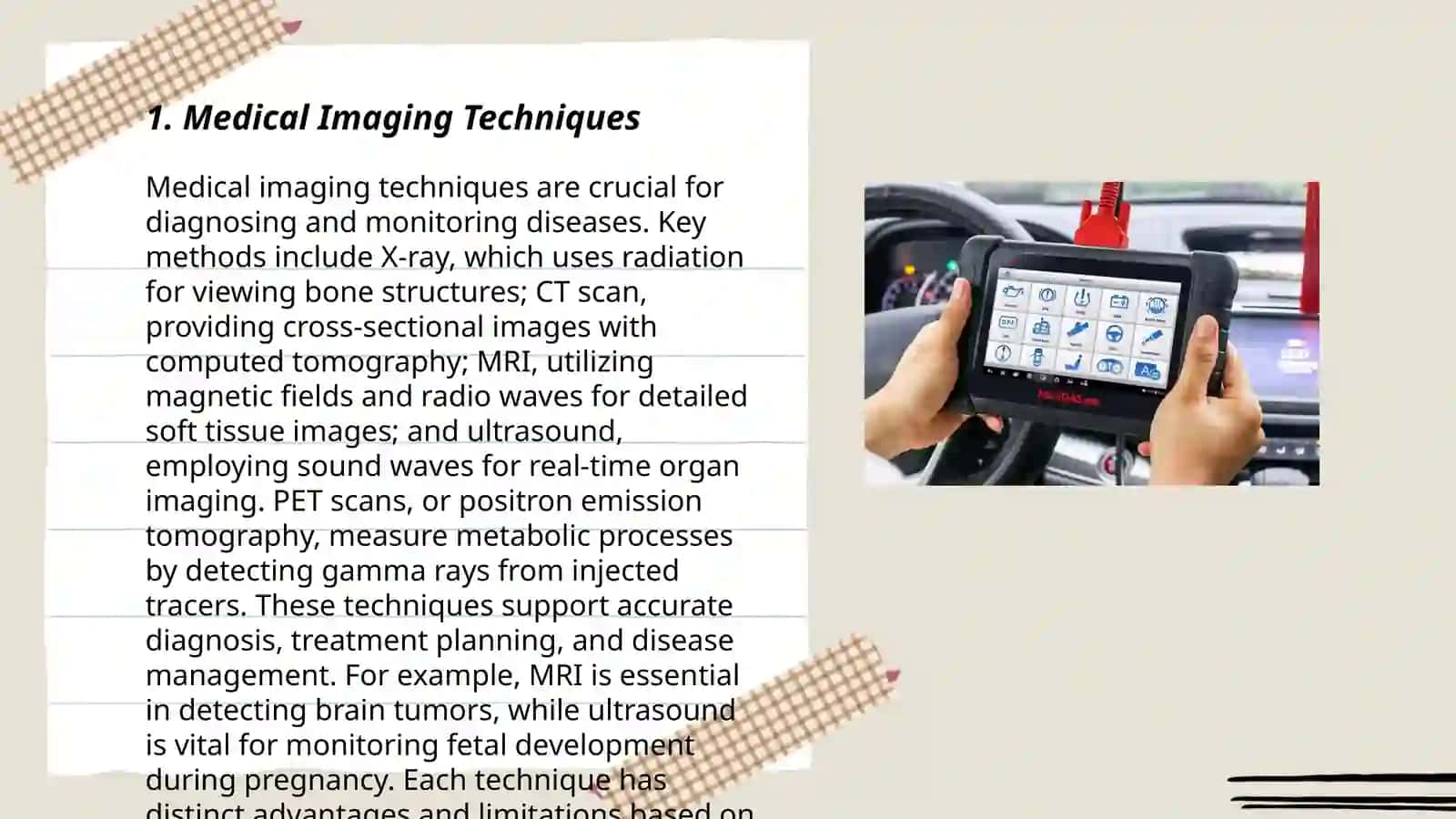 Diagnostic texnalogy 3