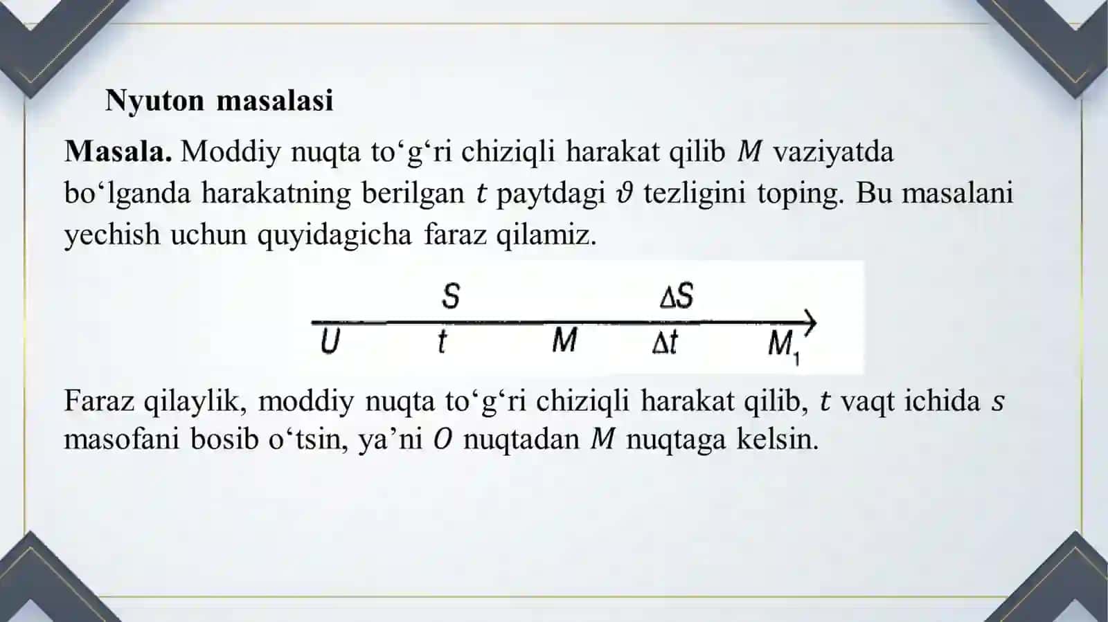Hosila va uning ustida amallar bajarish metodikasi 3