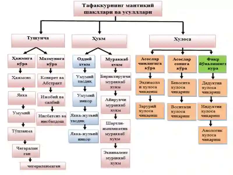 Тафаккурнинг универсал мантиқий шакллари ва усуллари 3