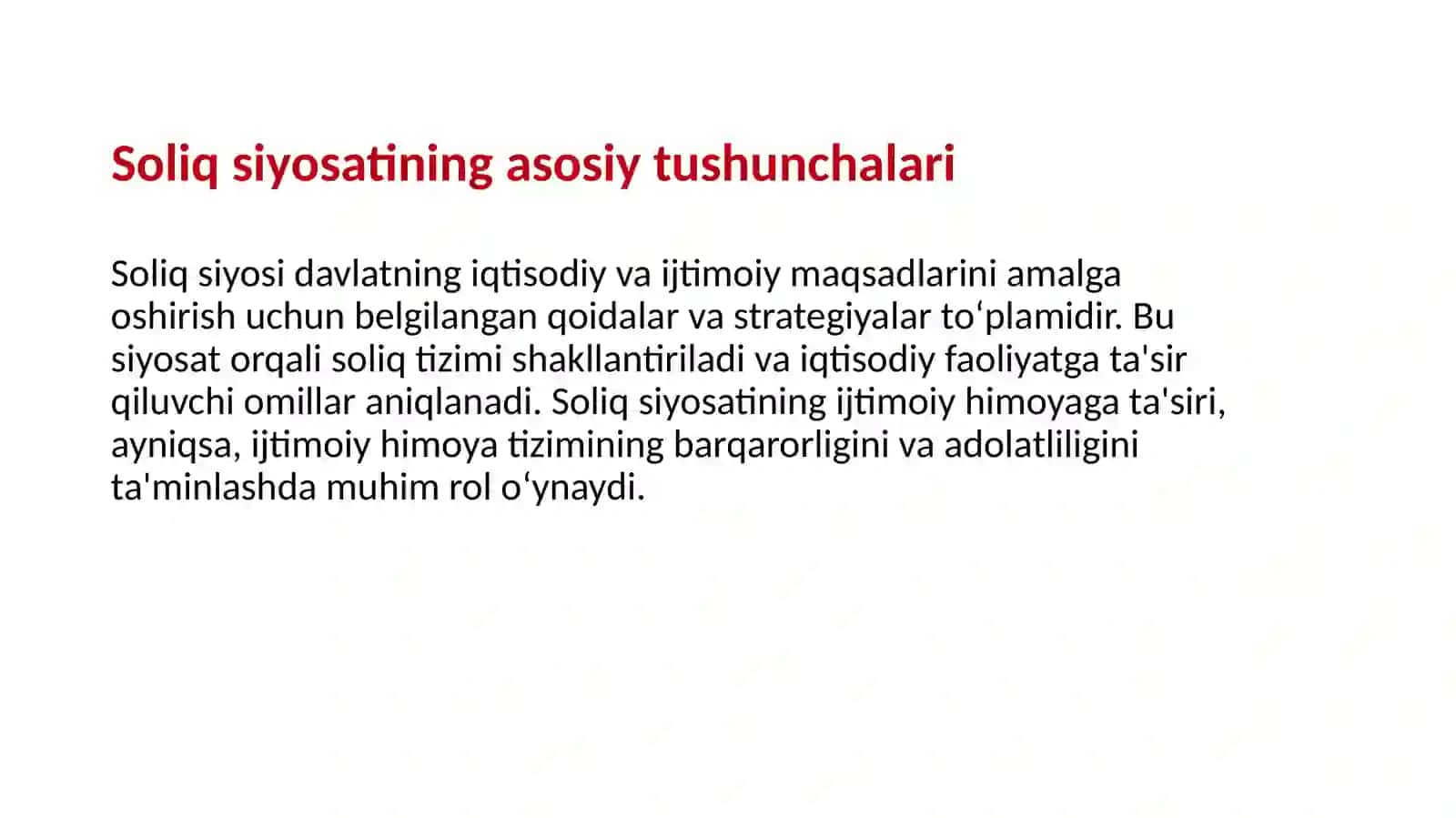 Soliq siyosati va ijtimoiy himoya 3
