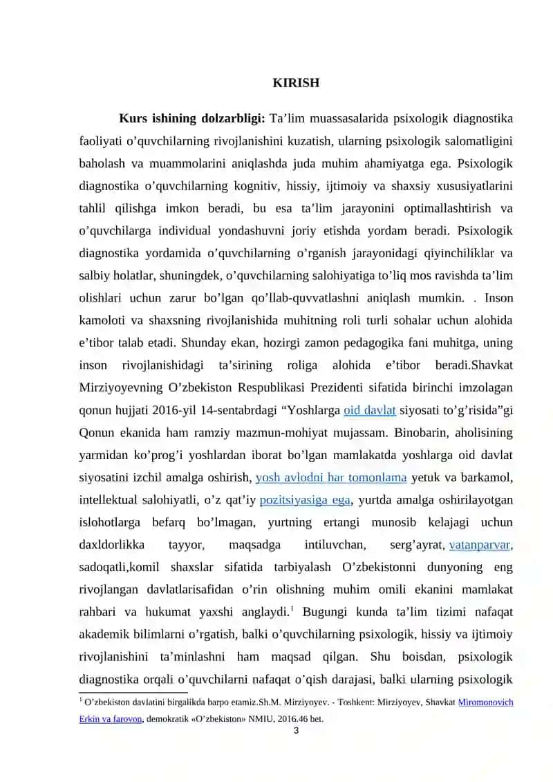 Ta’lim muassasida psixologning psixologik diagnostika faoliyatini yo’lga qo’yish 3