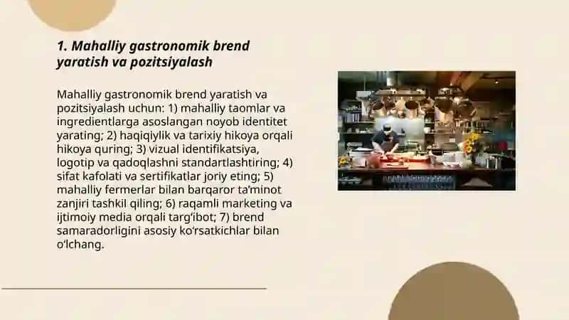 Mahalliy gastronomik turizmni rivojlanshtirish uchun marketing usullari 3