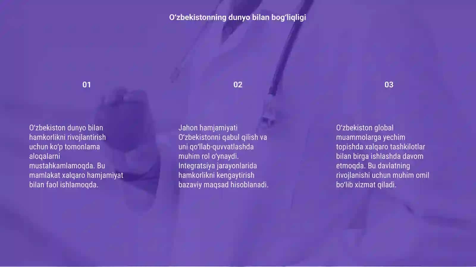 Oʻzbekiston va jahon hamjamiyati 3
