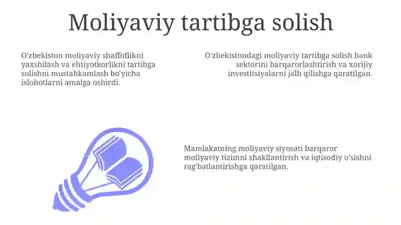 O'zbekistonning moliyaviy siyosati 3