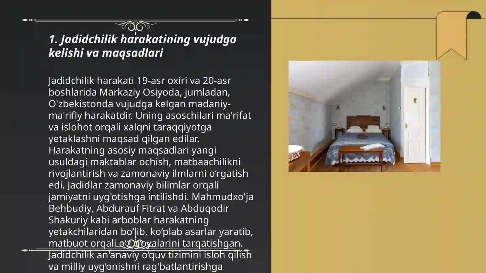 Jadid ma'rifat parvarlarning o'lka ittomiy- ma'naviy hayotida tutgan o'rni (Munavvar Qori,Fitrat,Behbudiy,Avloniy) 3