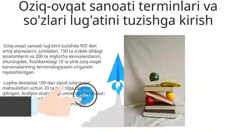 Oziq-ovqat sanoati terminlari va so'zlarining lug'atini tuzish 3