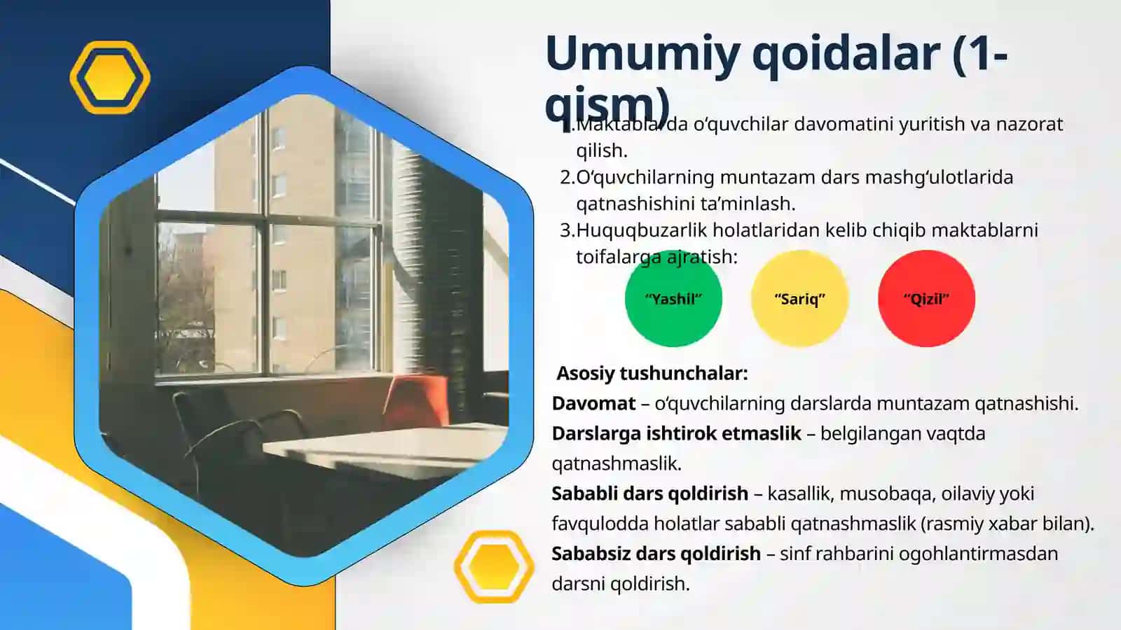 O‘QUVCHILAR DAVOMATINI YURITISH VA NAZORAT QILISH BO‘YICHA YANGI QOIDA VA KO‘RSATMALAR 3