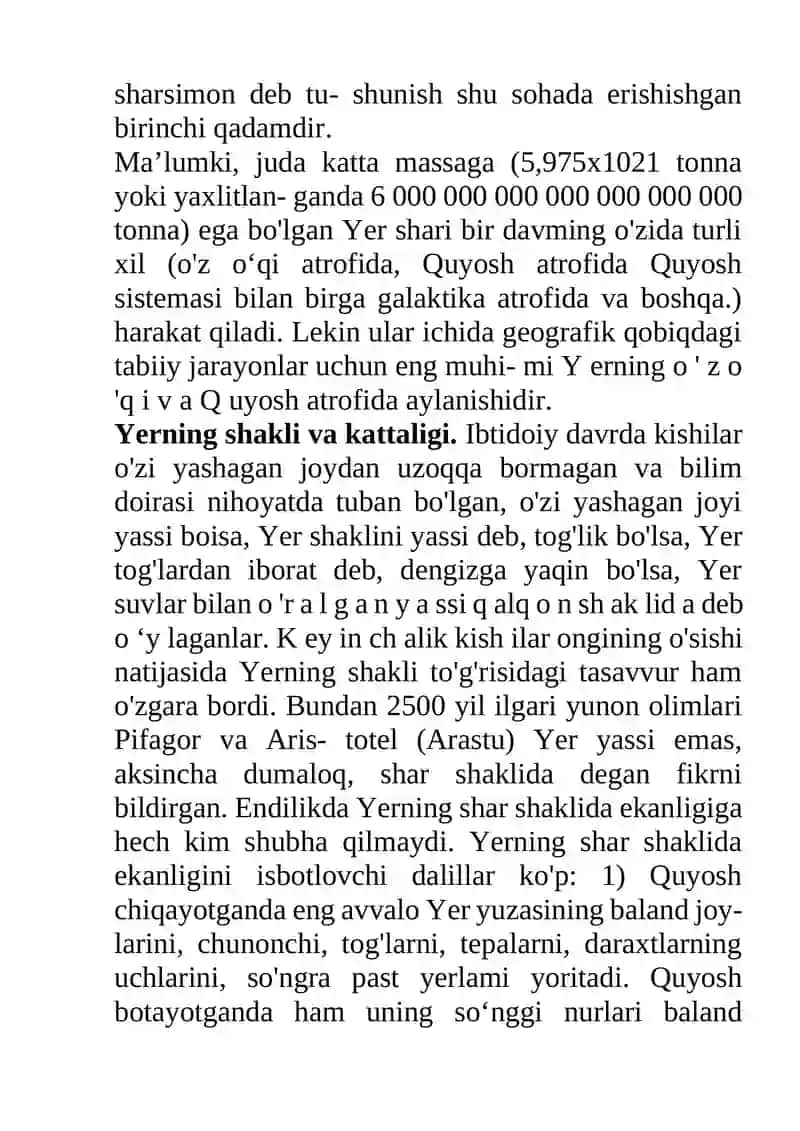 Yer Quyosh sistemasidagi organik hayot 3