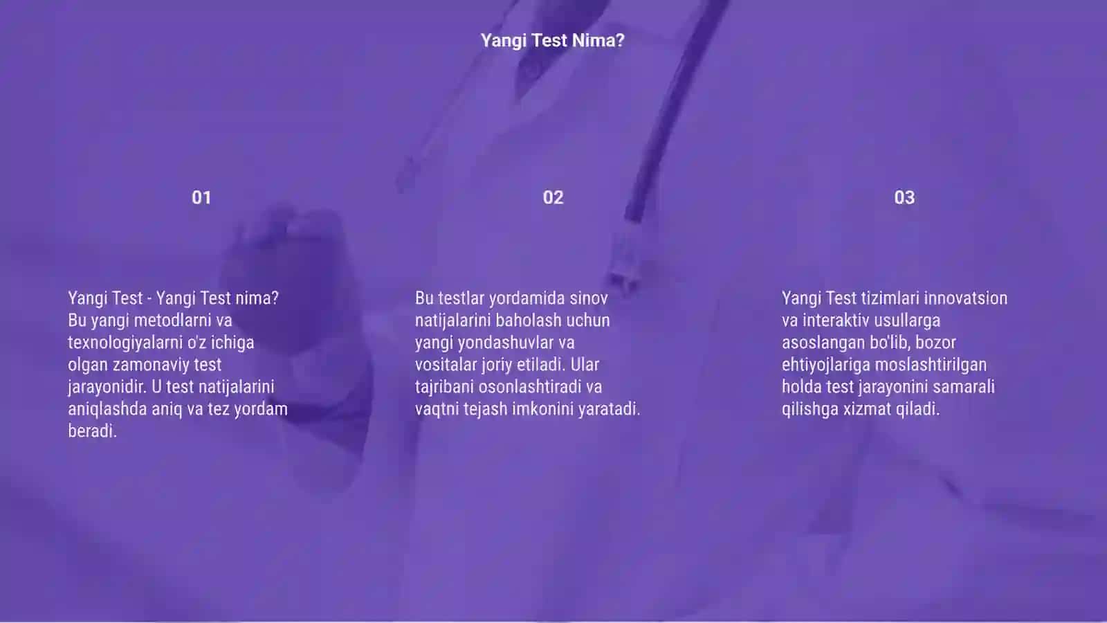 Yangi Test 3