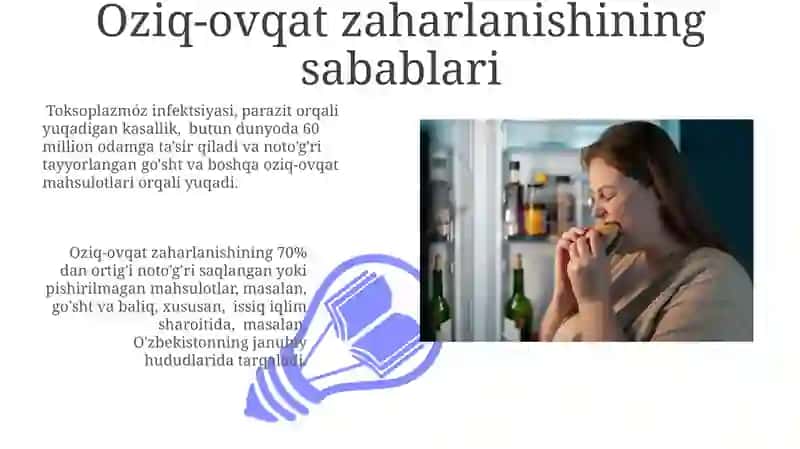 Oziq-ovqat zaharlanish yuqumli kasalliklar 3