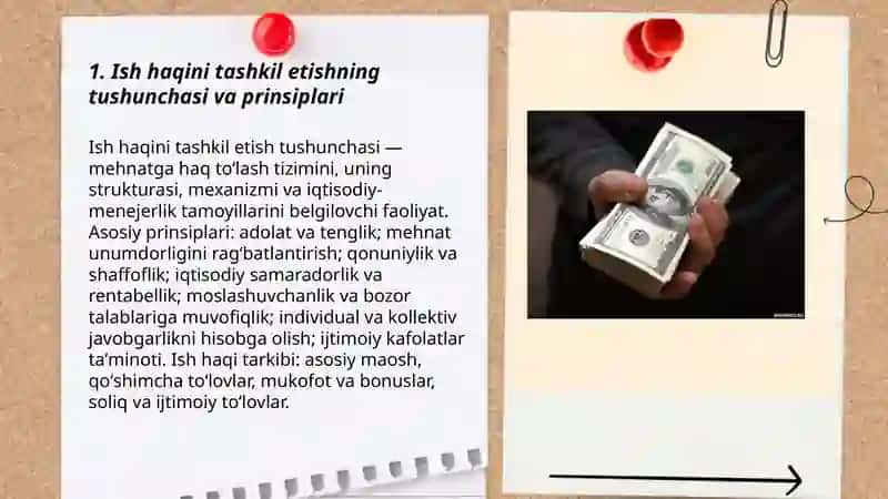 Ish haqini tashkil etisg shakllari va tizimlari 3