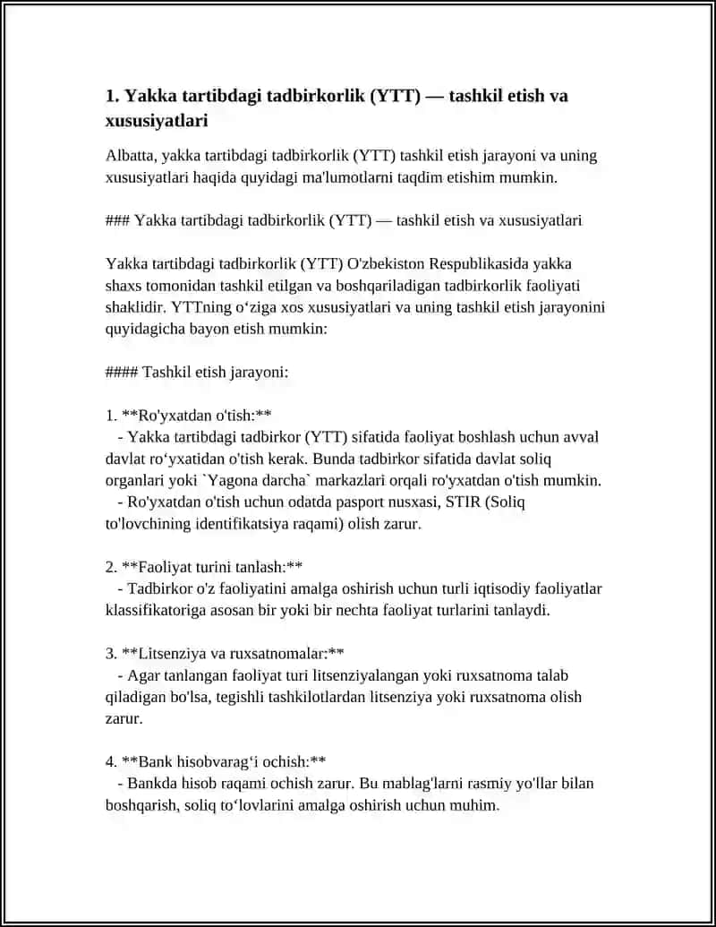 KICHIK BIZNES FAOLIYATINING TASHKILIY-HUQUQIY SHAKILARI 3