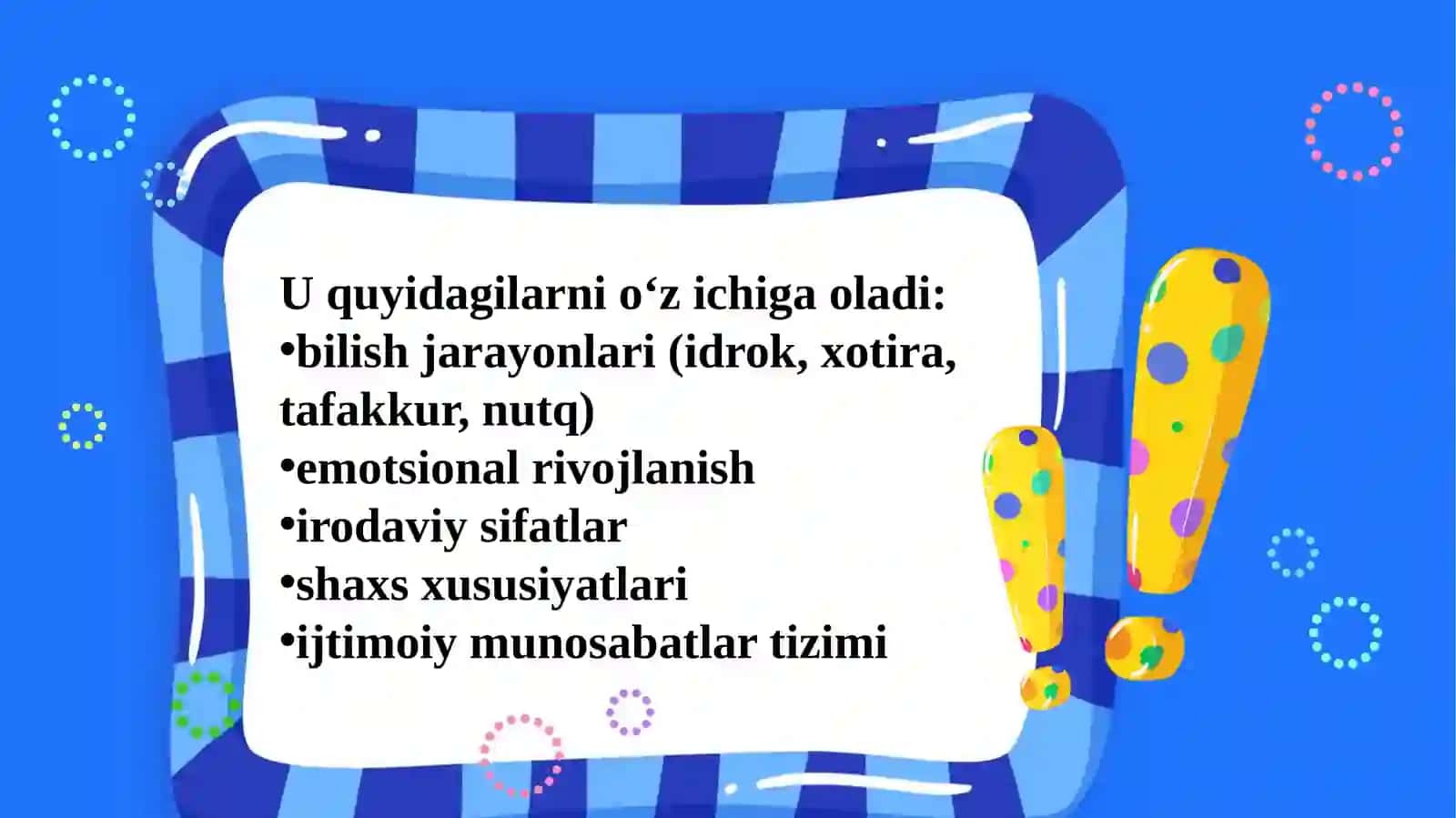 Psixologik rivojlanish va uning davrlashtirish muammosi 3