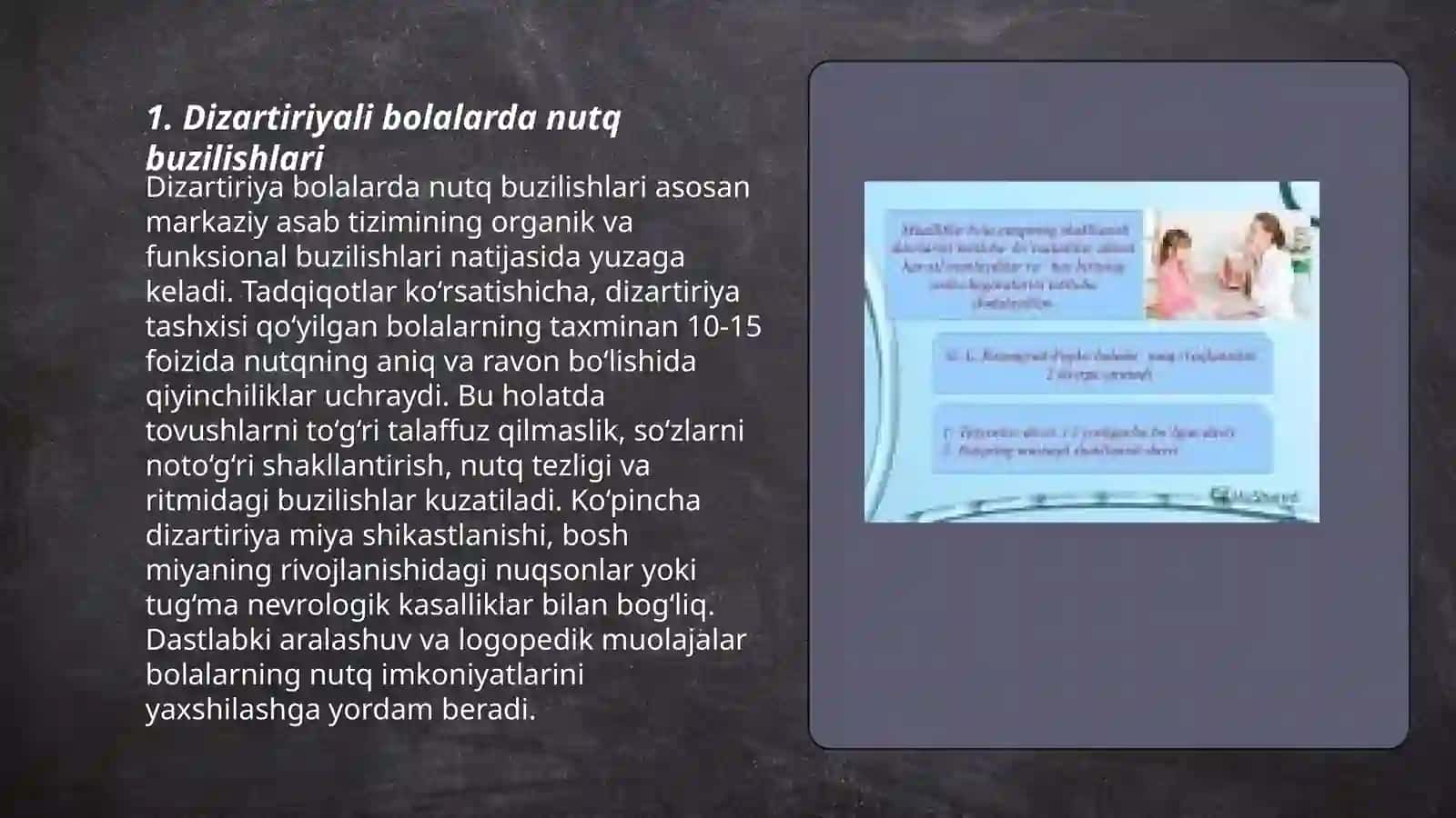 Dizartriyali bolalarda artikulyasiya buzilishlari 3