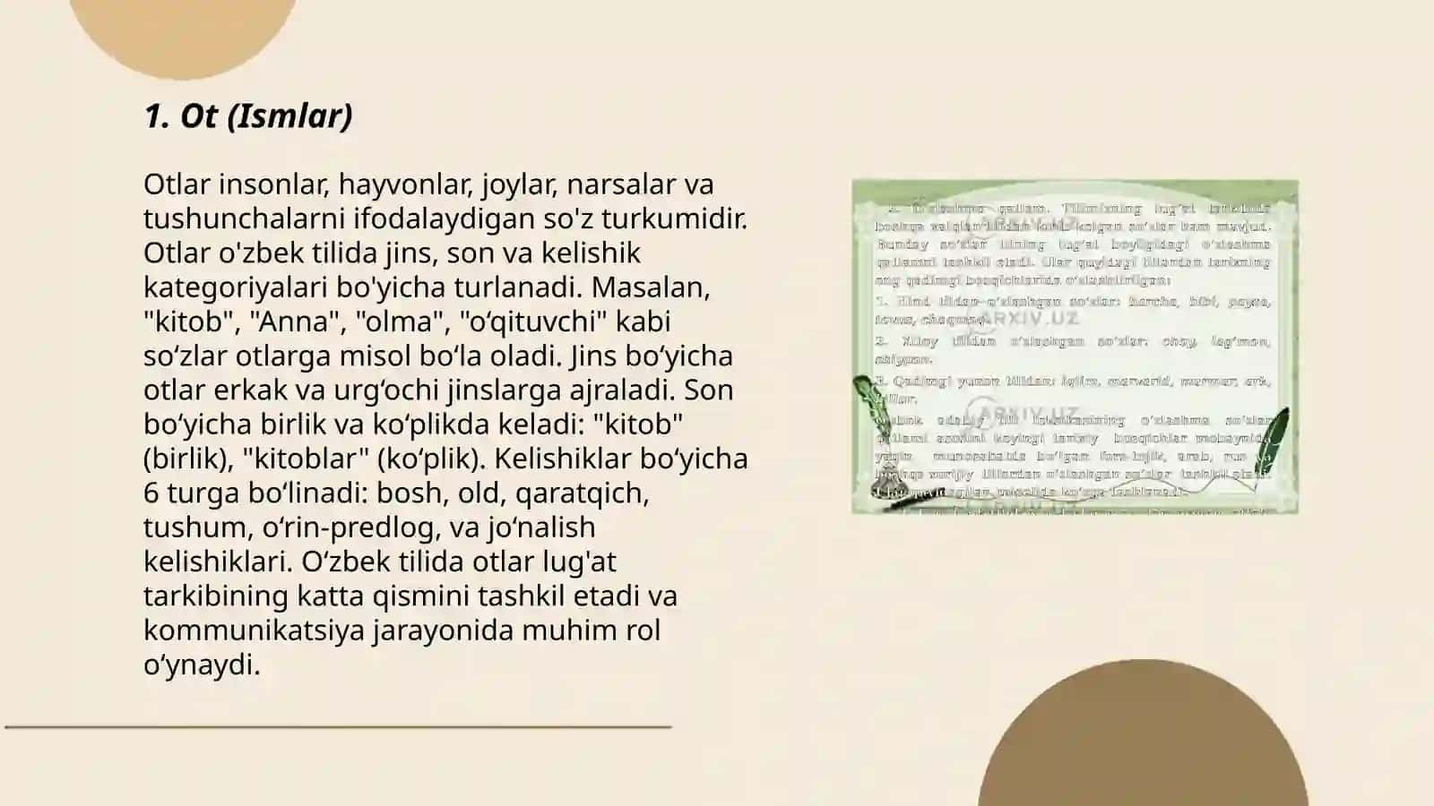 Tilning grammatik sathi 3