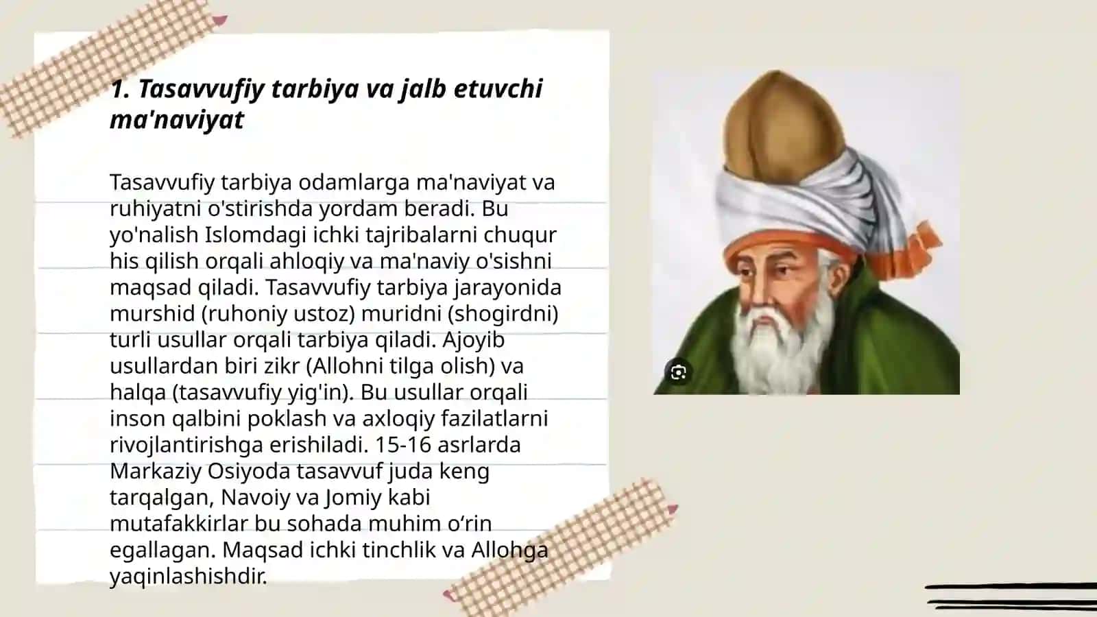 Tasavvufiy Tarbiya 3