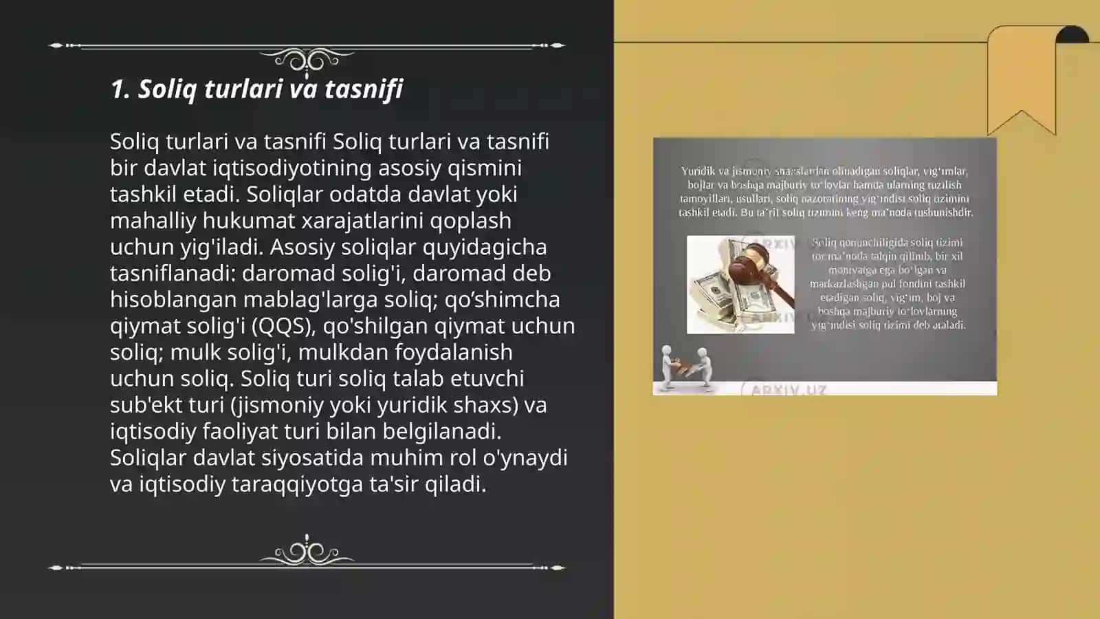 Umumiy soliq nazariyalari va ularning o’ziga xosligi 3