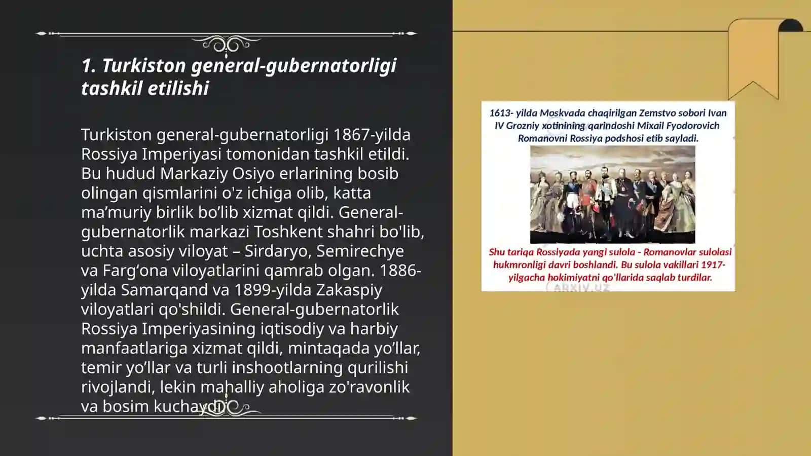 Rossiya imperiyasining oʻrta Osiyoga harbiy yurishlari 3