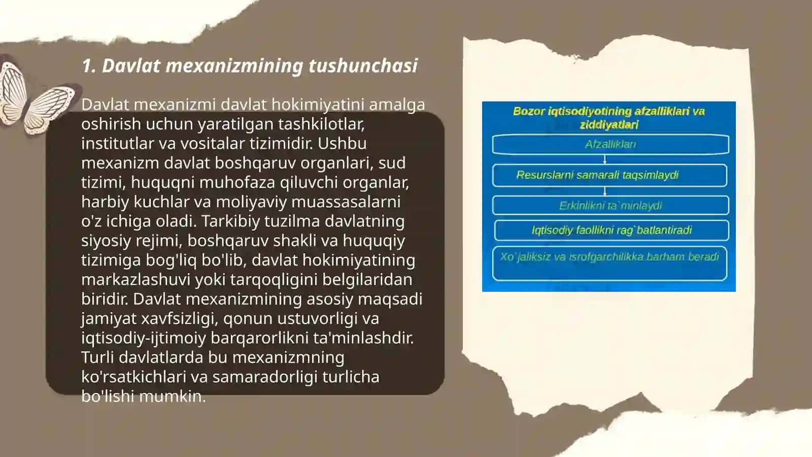 Davlat mexanizmi tushunchasi va tarkibiy qismlari 3