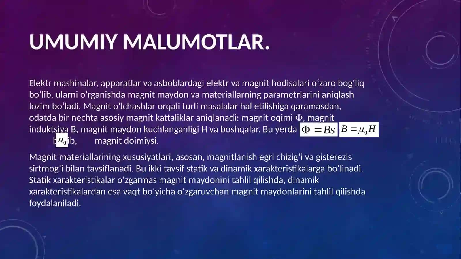 Elektr O'lchovlari 3