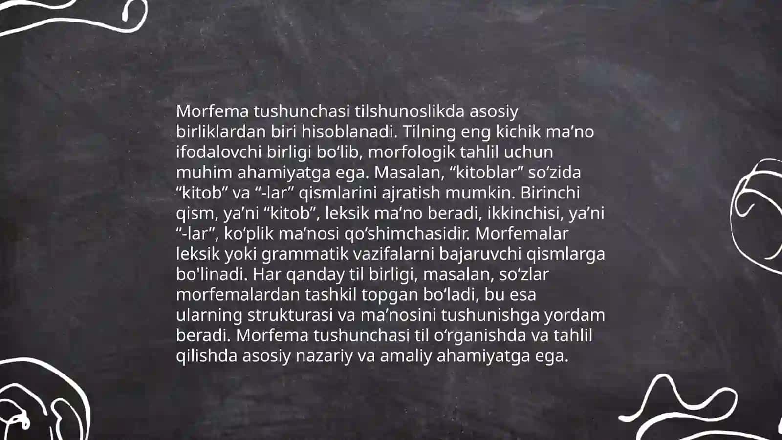 Morfema turlari va ularning lisoniy xususiyatlari 3