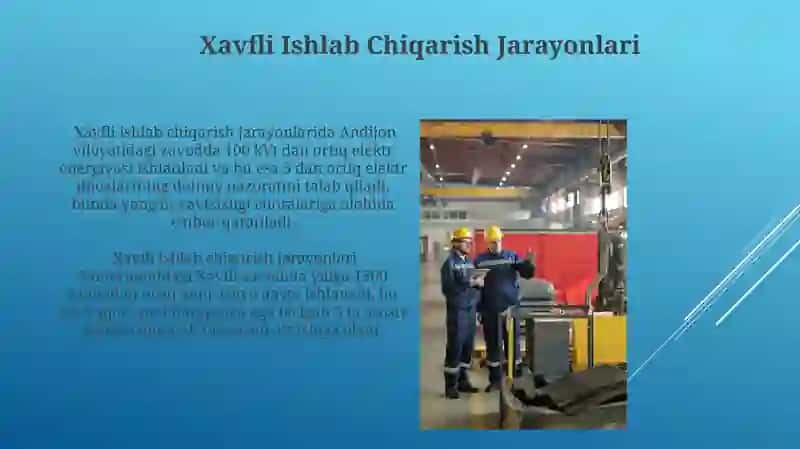Xavfli Ishlab Chiqarish Ob'ektlarida Sanoat Xavfsizligi 3