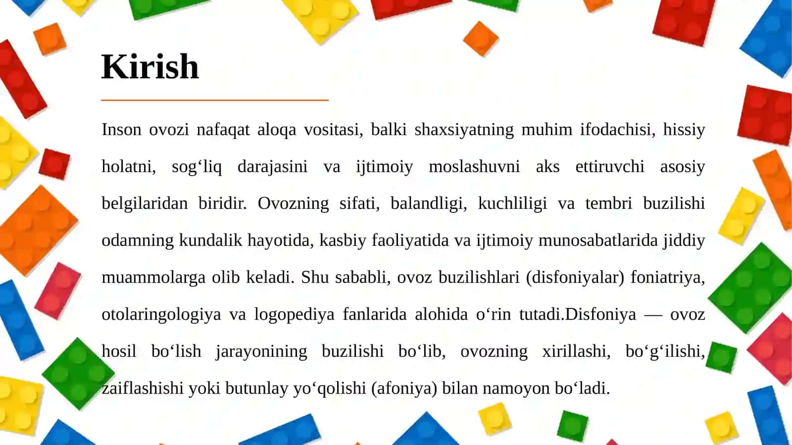 Funksional va organik disfoniyalar 3