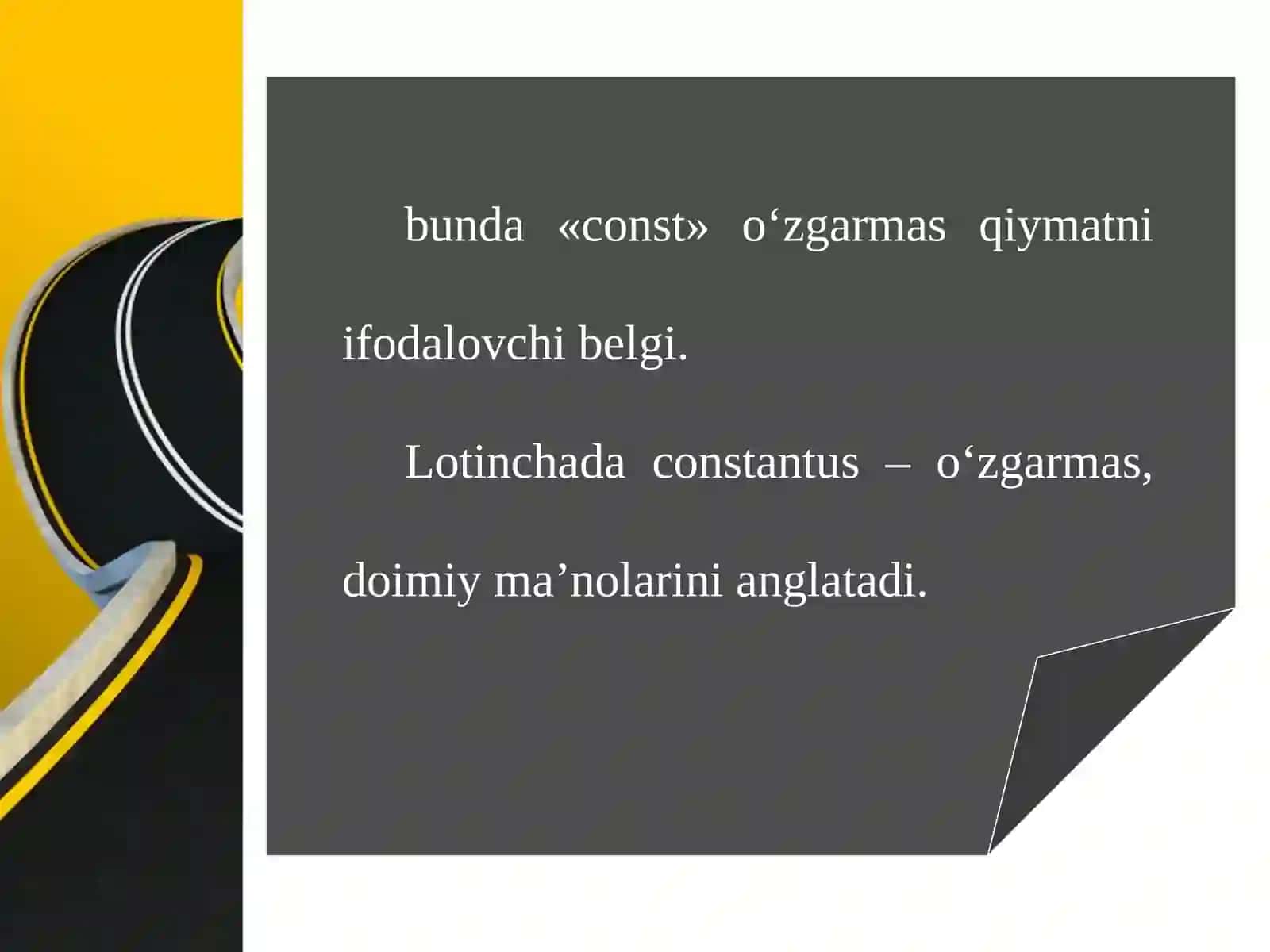 7-sinf Fizika fanidan Notekis harakatda tezlik dars ishlanma 3