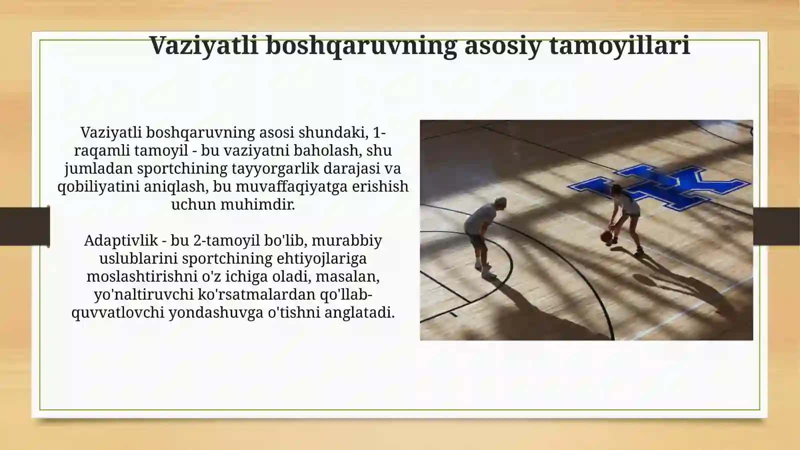 Sportchining holati va xulq-atvorinisituativboshqarish 3