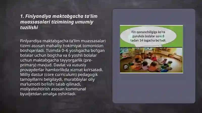 Fillandiyada maktabgacha ta'lim muassalari 3