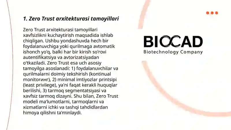 Zero Trust arxitekturasi va uning tarmoq xafvsizligidagi roli 3