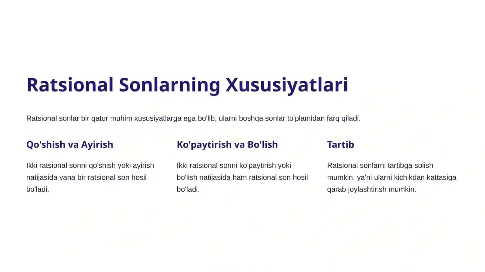 Ratsional Sonlar 3