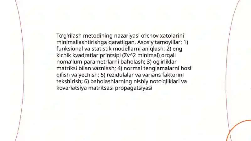 Toʻgʻrilash metodiga doir geometrik masalalar 3