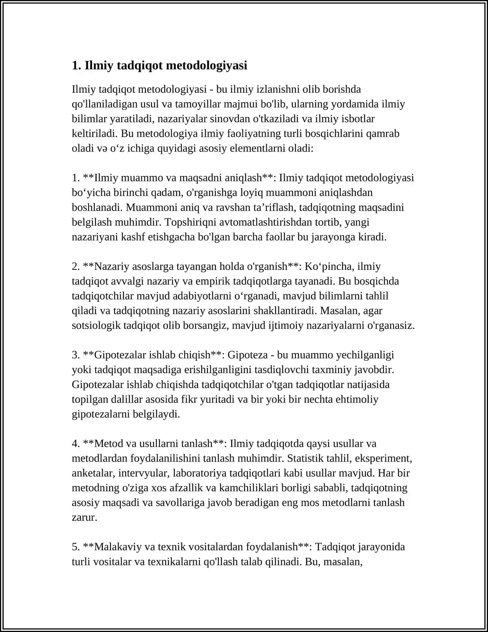 ILMIY TADQIQOT VA IJOD TIZIMIDA DALIL 3