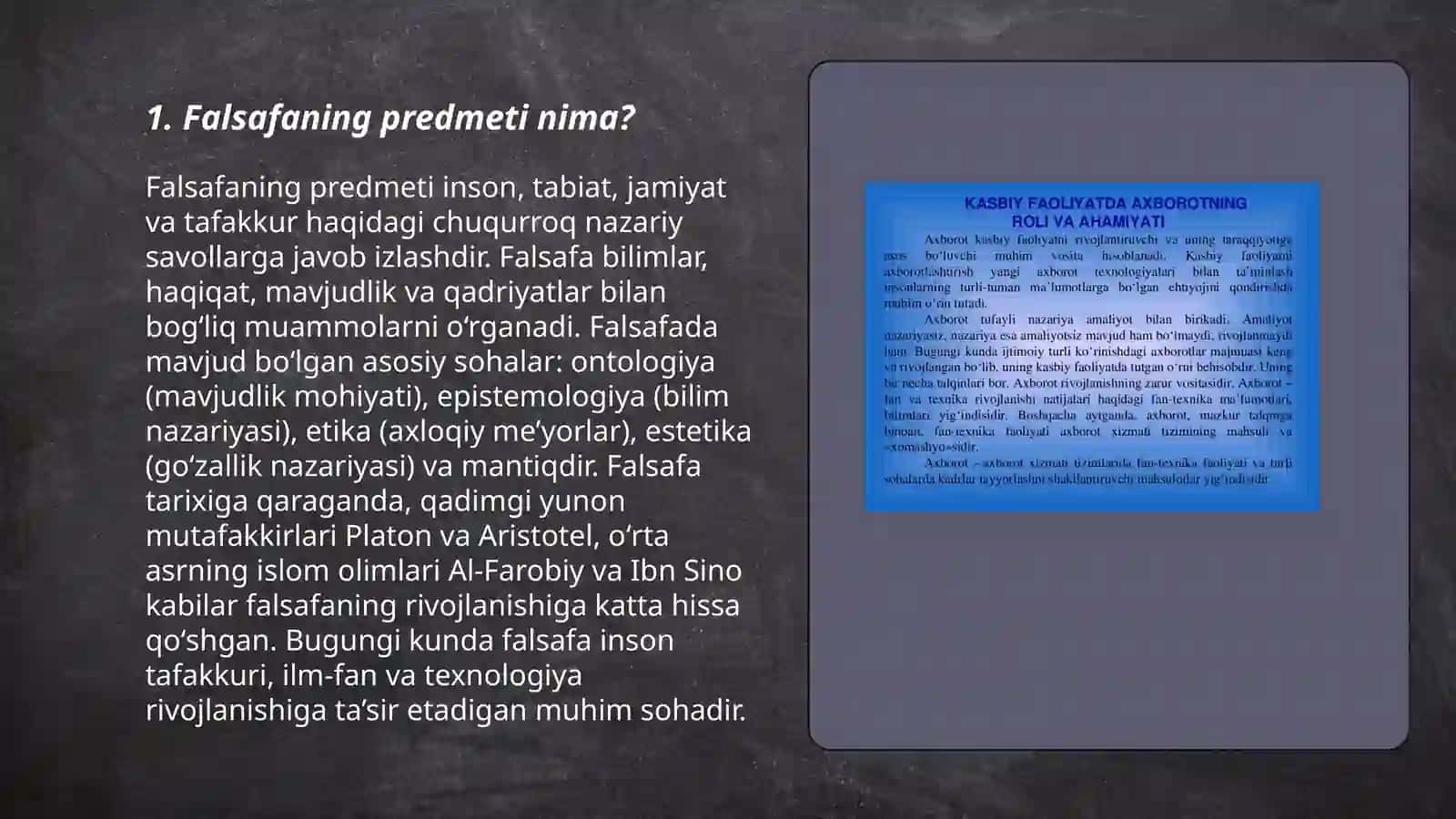 Falsafaning prigmenti mazmuni va jamiyatdagi orni 3
