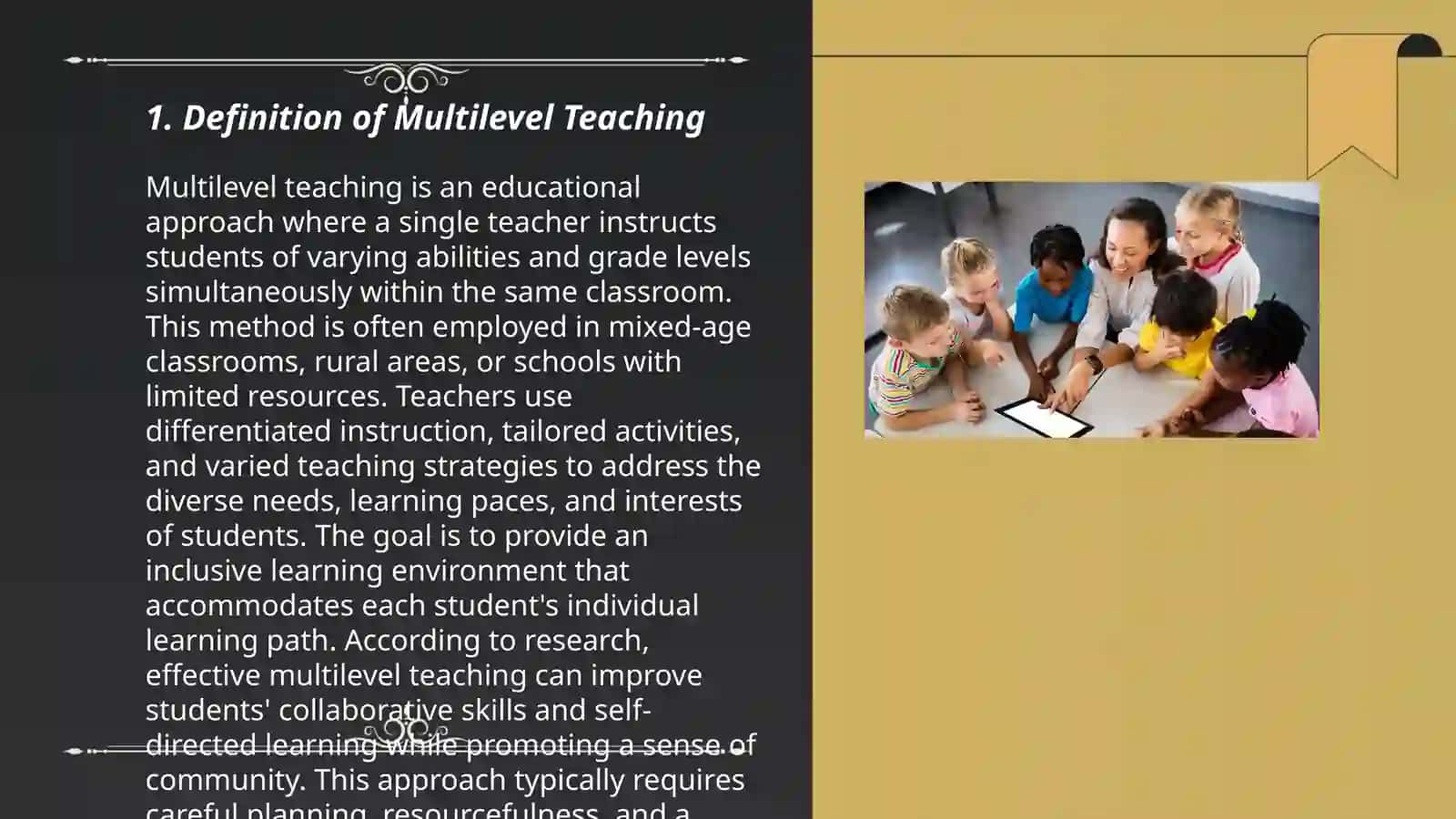 Multilevel Teaching 3