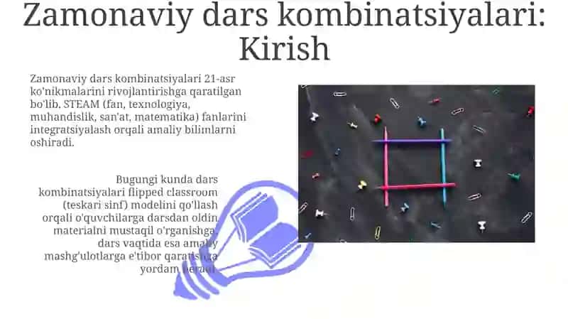 Zamonaviy dars kombinatsiyalari 3