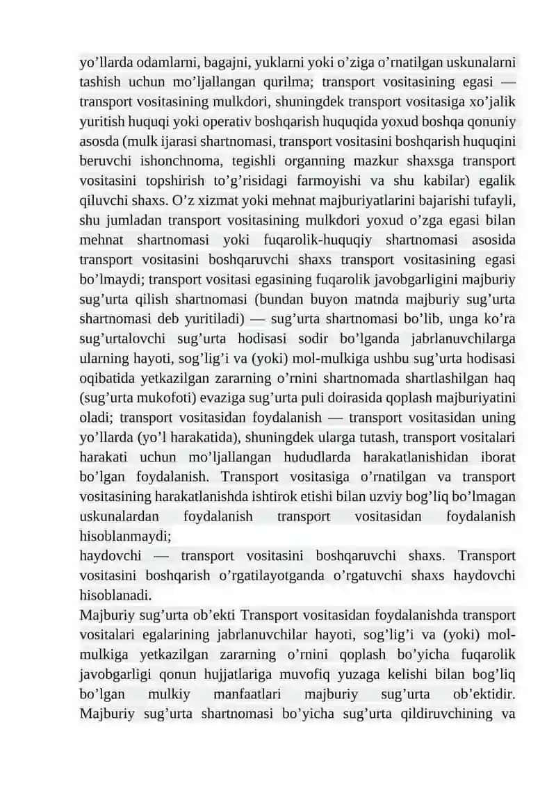 Javobgarlikni sug’urta turlari 3