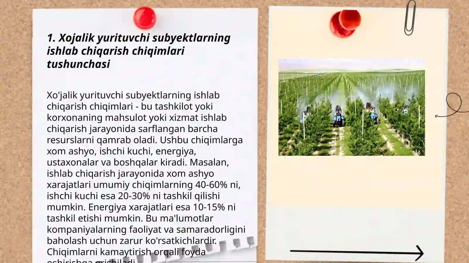 Xojalik yurutuvchi subyektlarning ishlab chiqarish chiqimlari, foydasi va rentabelligi 3