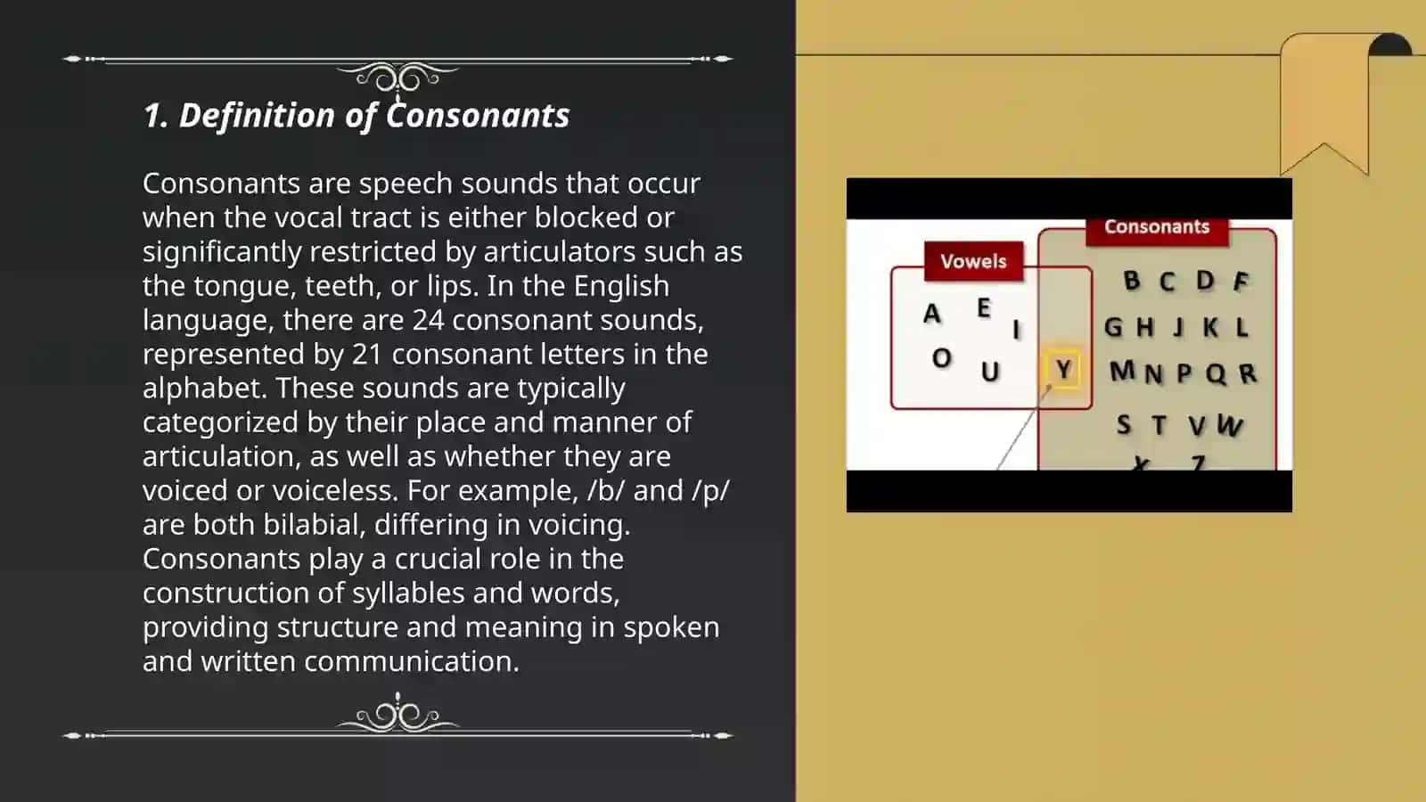 Consonants 3